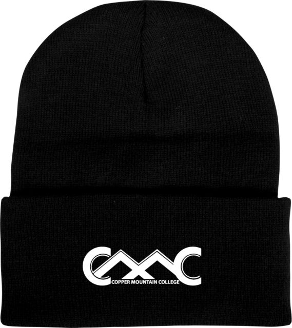 Copper Mountain Knit Beanie w/Cuff Copper Mountain College Primary Mark - ONLINE ONLY