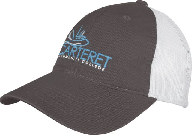 Carteret Mesh Back Unstructured Low Profile Hat Primary Mark - ONLINE ONLY