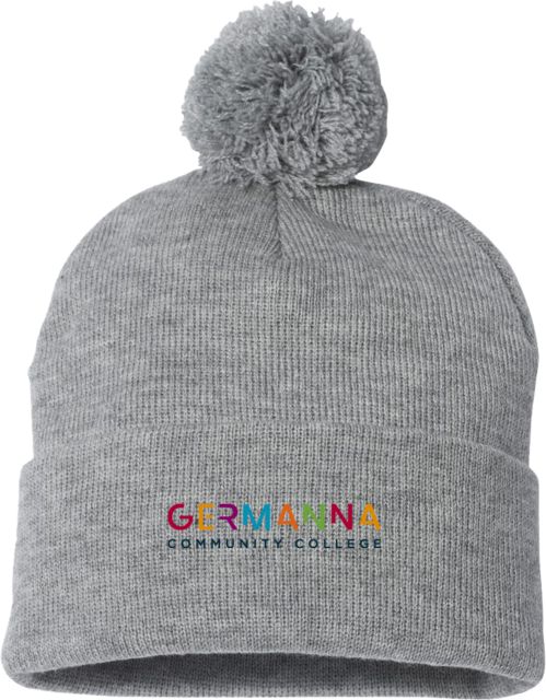 Germanna Sportsman Pom Pom Cuffed Beanie Germanna Community College Primary Mark - ONLINE ONLY