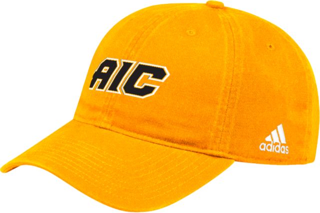 American International Adidas Adjustable Washed Slouch AIC Primary Athletic Mark - ONLINE ONLY