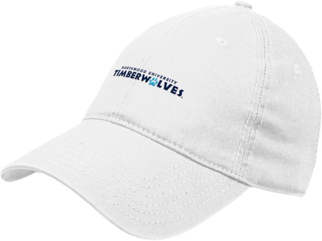 Northwood Unstructured Adjustable Low Profile Hat Northwood University Timberwolves Wordmark - ONLINE ONLY