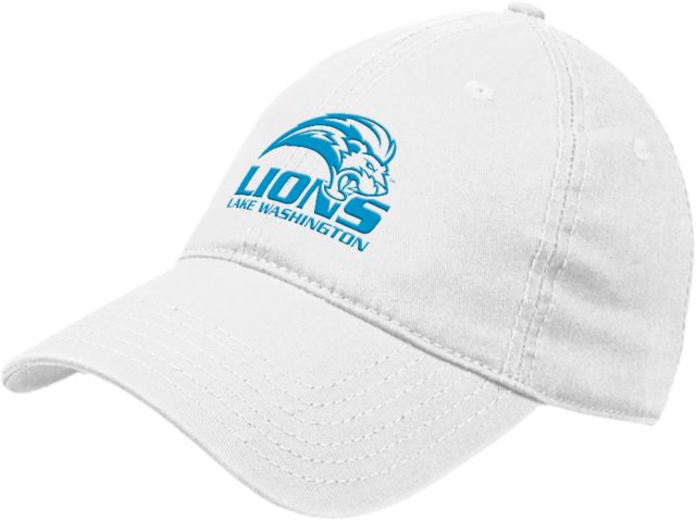 Lake Washington Unstructured Adjustable Low Profile Hat Lake Washington Mascot Mark - ONLINE ONLY