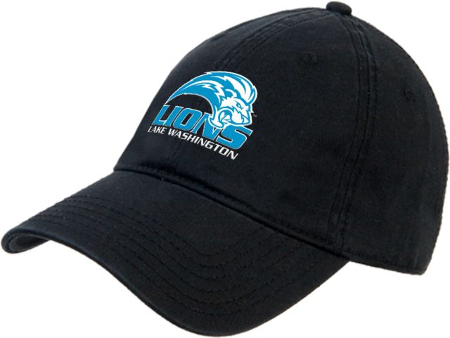 Lake Washington Unstructured Adjustable Low Profile Hat Lake Washington Mascot Mark - ONLINE ONLY