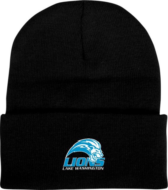 Lake Washington Knit Beanie w/Cuff Lake Washington Mascot Mark - ONLINE ONLY