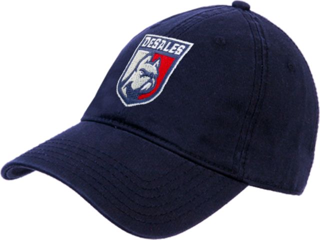 DeSales Twill Unstructured Low Profile Hat Desales Shield w/ Bulldog - ONLINE ONLY