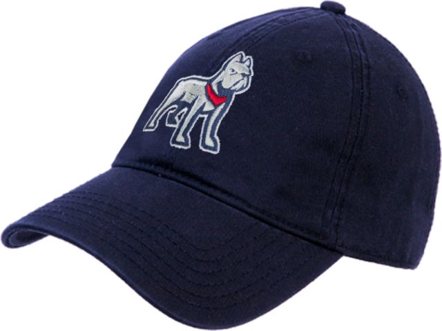 DeSales Twill Unstructured Low Profile Hat Bulldog Full Body - ONLINE ONLY