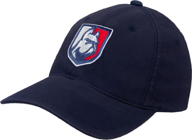 DeSales OttoFlex Unstructured Low Profile Hat Bulldog Shield - ONLINE ONLY