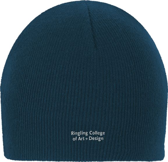 Ringling School Knit Beanie Ringling College of Art and Design Stacked - ONLINE ONLY