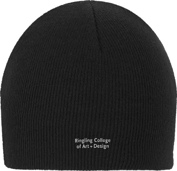 Ringling School Knit Beanie Ringling College of Art and Design Stacked - ONLINE ONLY