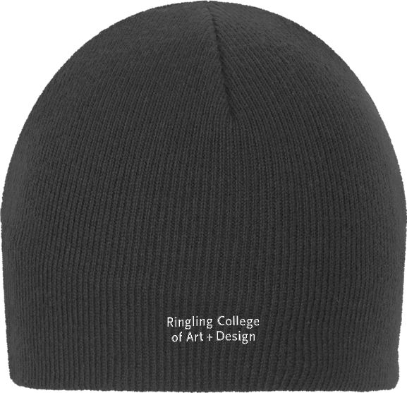 Ringling School Knit Beanie Ringling College of Art and Design Stacked - ONLINE ONLY