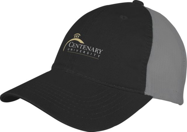 Centenary Univ Mesh Back Unstructured Low Profile Hat Centenary University Logo - ONLINE ONLY