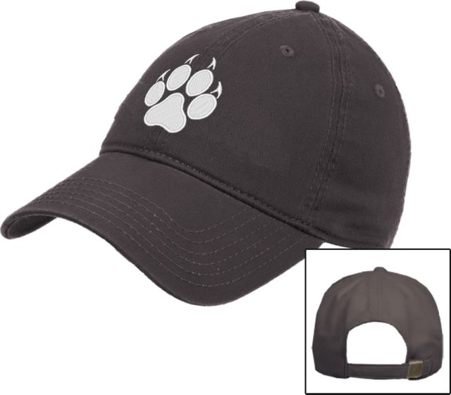 Reedley College Twill Unstructured Low Profile Hat Paw Print EMB - ONLINE ONLY