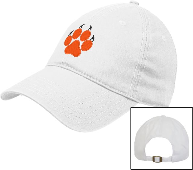 Reedley College Twill Unstructured Low Profile Hat Paw Print EMB - ONLINE ONLY
