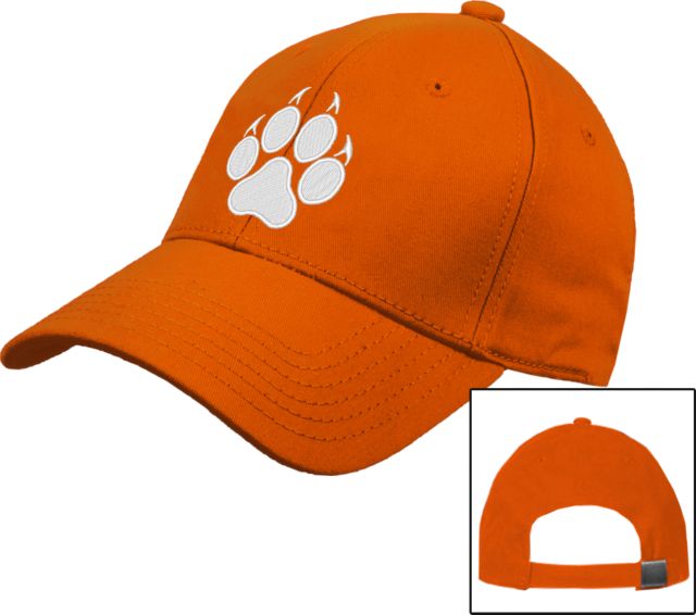 Reedley College Heavyweight Twill Pro Style Hat Paw Print EMB - ONLINE ONLY