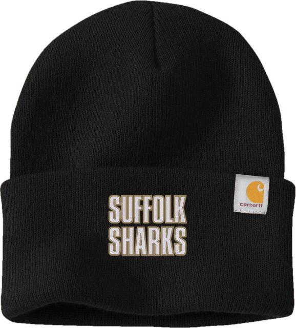 Suffolk Carhartt Knit Beanie w/Cuff Suffolk Sharks Embroidery - ONLINE ONLY