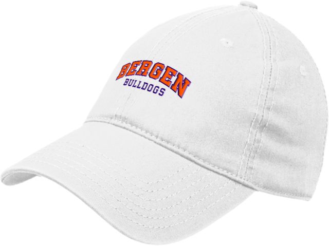 Bergen CC Unstructured Adjustable Low Profile Hat Arched Bergen Bulldgos - ONLINE ONLY