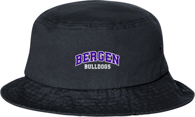 Bergen CC Sportsman Bucket Hat Arched Bergen Bulldgos - ONLINE ONLY