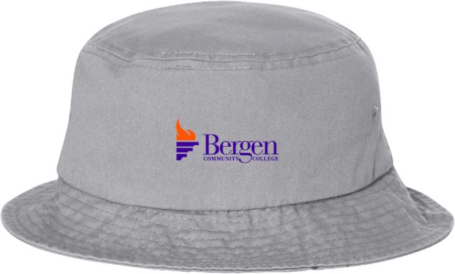 Bergen CC Sportsman Bucket Hat Bergen Community College Wordmark - ONLINE ONLY