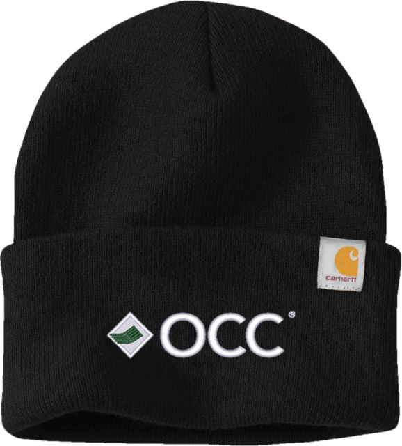 Oakland Comm College Carhartt Knit Beanie w/Cuff Horizontal Logo - ONLINE ONLY