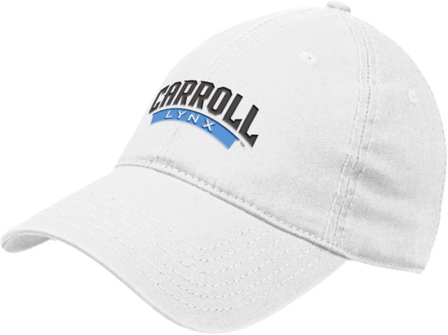 Carroll CC Unstructured Adjustable Low Profile Hat Carroll Lynx Banner Wordmark - ONLINE ONLY