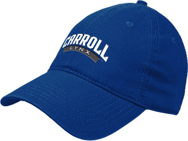 Carroll CC Unstructured Adjustable Low Profile Hat Carroll Lynx Banner Wordmark - ONLINE ONLY