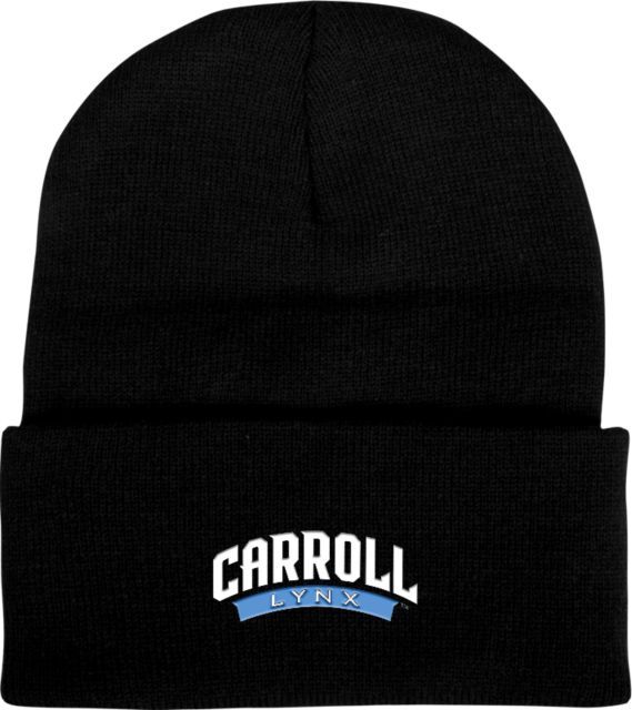 Carroll CC Knit Beanie w/Cuff Carroll Lynx Banner Wordmark - ONLINE ONLY