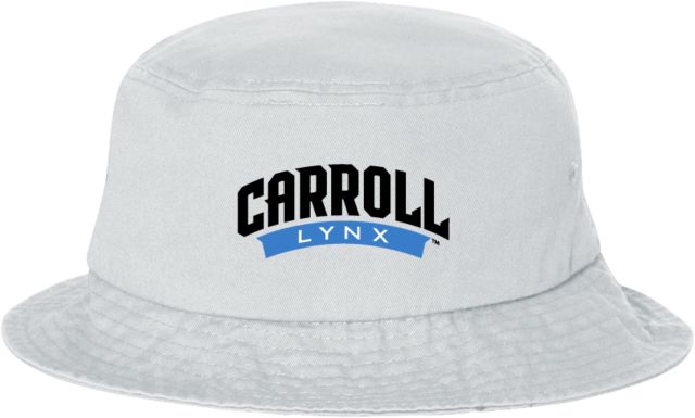 Carroll CC Sportsman Bucket Hat Carroll Lynx Banner Wordmark - ONLINE ONLY