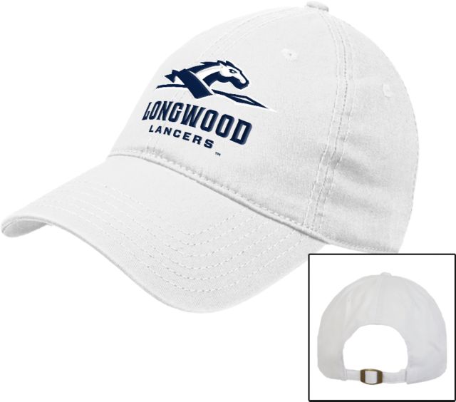 Longwood Unstructured Adjustable Low Profile Hat Longwood Lancers Primary Athletic Mark - ONLINE ONLY