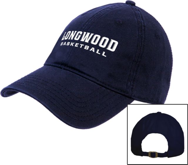 Longwood Unstructured Adjustable Low Profile Hat Longwood Basketball Wordmark - ONLINE ONLY