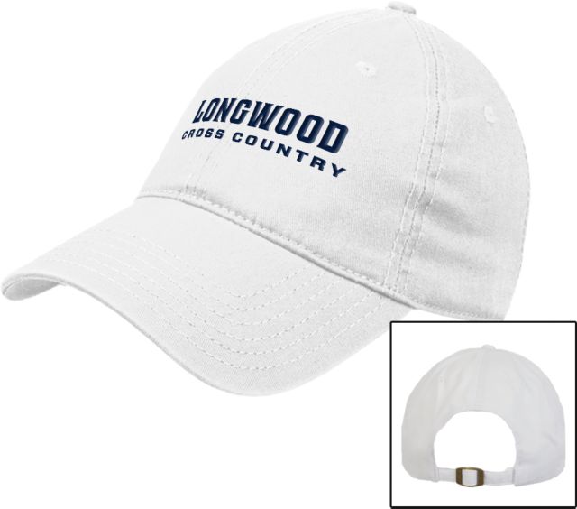 Longwood Unstructured Adjustable Low Profile Hat Longwood Cross Country Wordmark - ONLINE ONLY