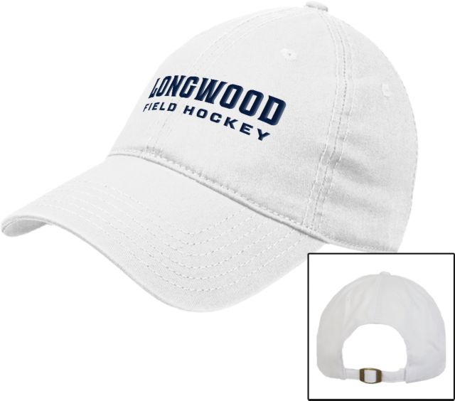 Longwood Unstructured Adjustable Low Profile Hat Longwood Field Hockey Wordmark - ONLINE ONLY