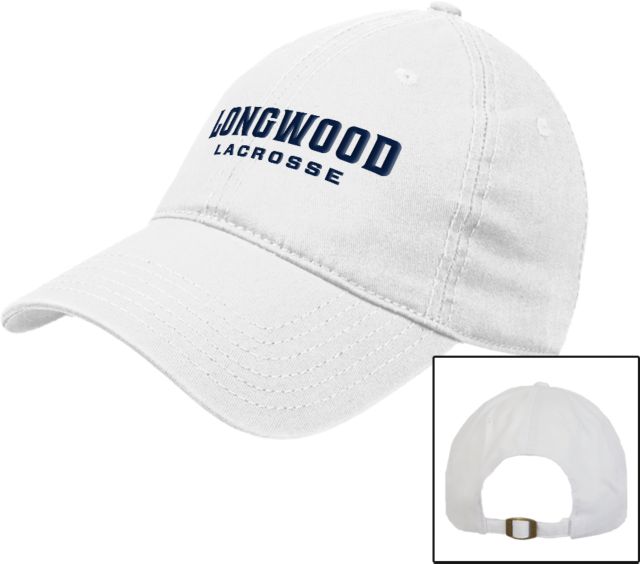 Longwood Unstructured Adjustable Low Profile Hat Longwood Lacrosse Wordmark - ONLINE ONLY