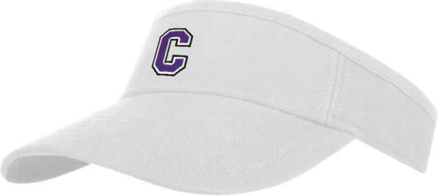 Cornell College Brushed Bull Denim Visor Cornell C - ONLINE ONLY