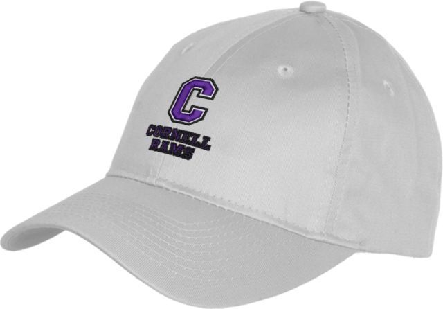 Cornell College Youth Light Pro Style Hat Cornell Rams Stacked - ONLINE ONLY