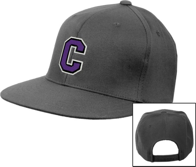 Cornell College Flat Bill Snapback Hat Cornell C - ONLINE ONLY