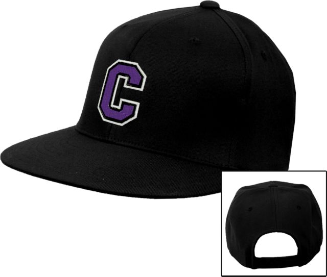 Cornell College Flat Bill Snapback Hat Cornell C - ONLINE ONLY