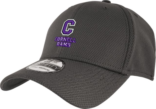 Cornell College New Era Diamond Era 39Thirty Stretch Fit Hat Cornell Rams Stacked - ONLINE ONLY