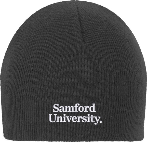 Samford Knit Beanie University Wordmark Stacked - ONLINE ONLY