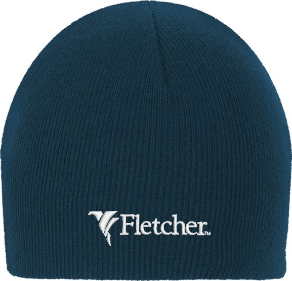 Fletcher Tech Knit Beanie Simplified Logo - ONLINE ONLY