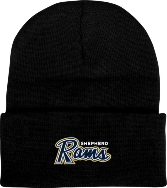 Shepherd Knit Beanie w/Cuff Ram Script - ONLINE ONLY