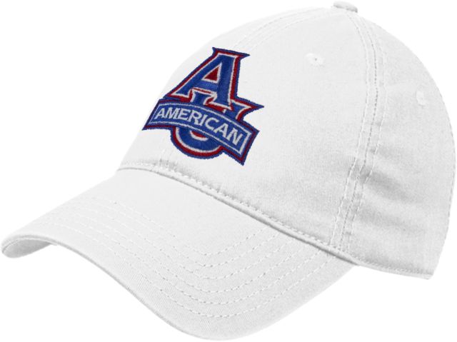 American University Twill Unstructured Low Profile Hat  - ONLINE ONLY