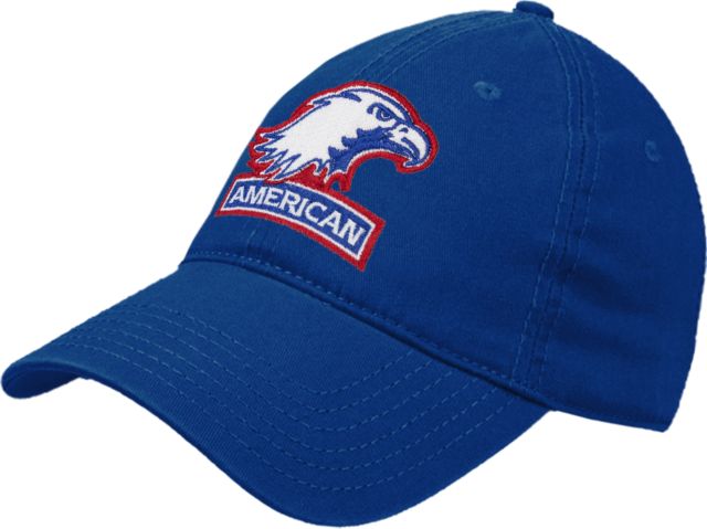 American University Twill Unstructured Low Profile Hat  - ONLINE ONLY