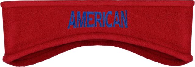 American University Stretch Fleece Headband  - ONLINE ONLY