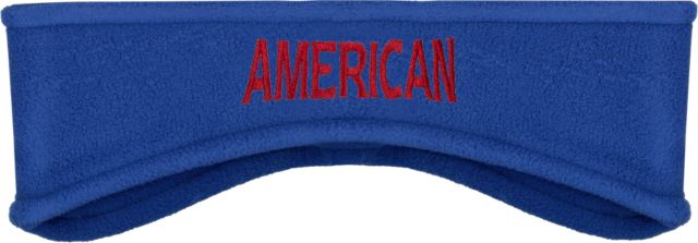 American University Stretch Fleece Headband  - ONLINE ONLY