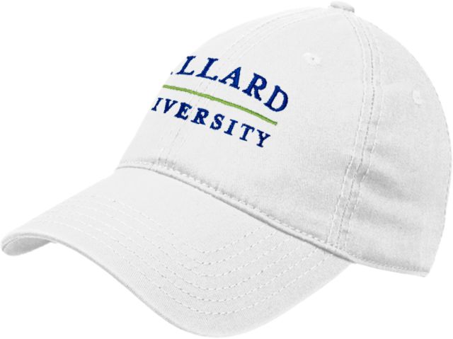 Dillard Unstructured Adjustable Low Profile Hat Dillard University Wordmark - ONLINE ONLY