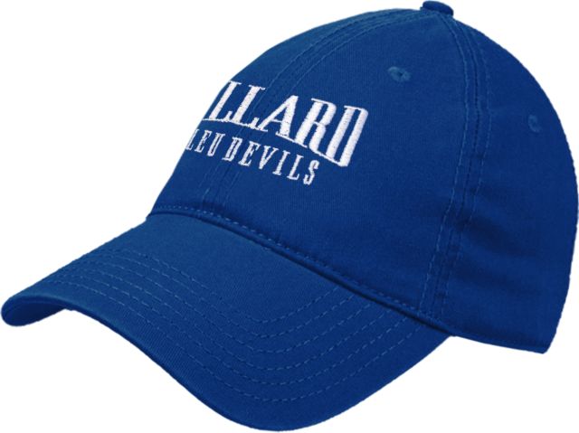 Dillard Unstructured Adjustable Low Profile Hat Dillard Bleu Devils Wordmark - ONLINE ONLY