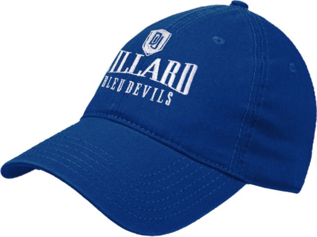Dillard Unstructured Adjustable Low Profile Hat Dillard Bleu Devils with DU Shield - ONLINE ONLY