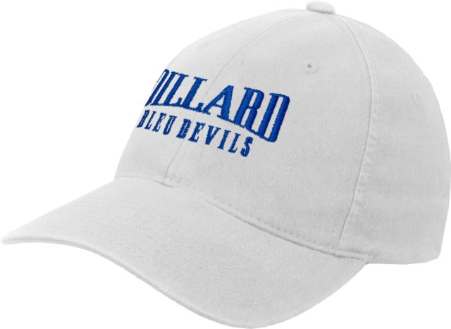 Dillard Flexfit Structured Low Profile Hat Dillard Bleu Devils Wordmark - ONLINE ONLY