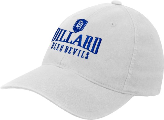 Dillard Flexfit Structured Low Profile Hat Dillard Bleu Devils with DU Shield - ONLINE ONLY
