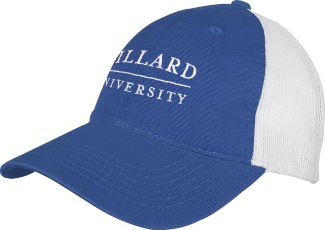 Dillard Mesh Back Unstructured Low Profile Hat Dillard University Wordmark - ONLINE ONLY